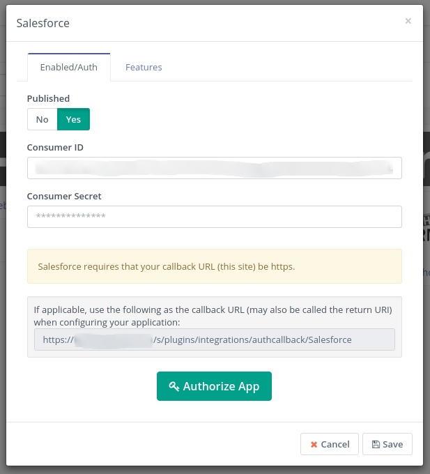 Salesforce CRM Authorize Salesforce CRM Authorize
