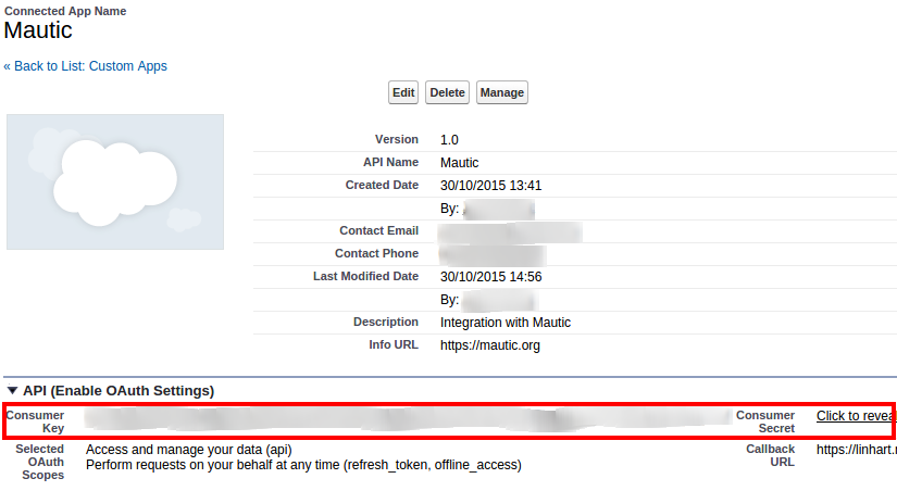 Salesforce CRM Create an App keys Salesforce CRM Create an App keys