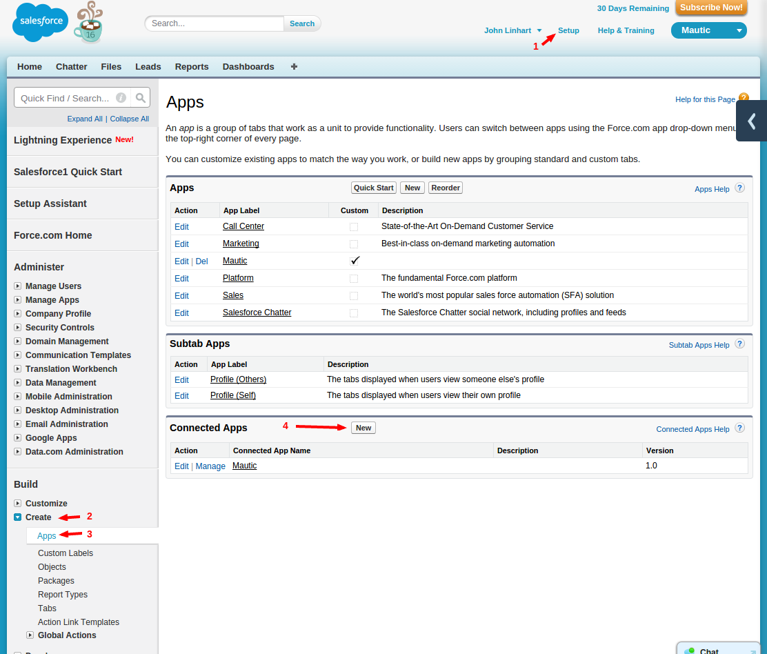 Salesforce CRM Create an App Salesforce CRM Create an App